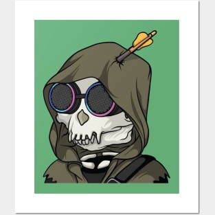 Assasin - Tamarin Skull Posters and Art